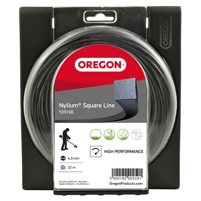 OREGON Fil débroussailleuse Nylium carré 3,0mm 109522E