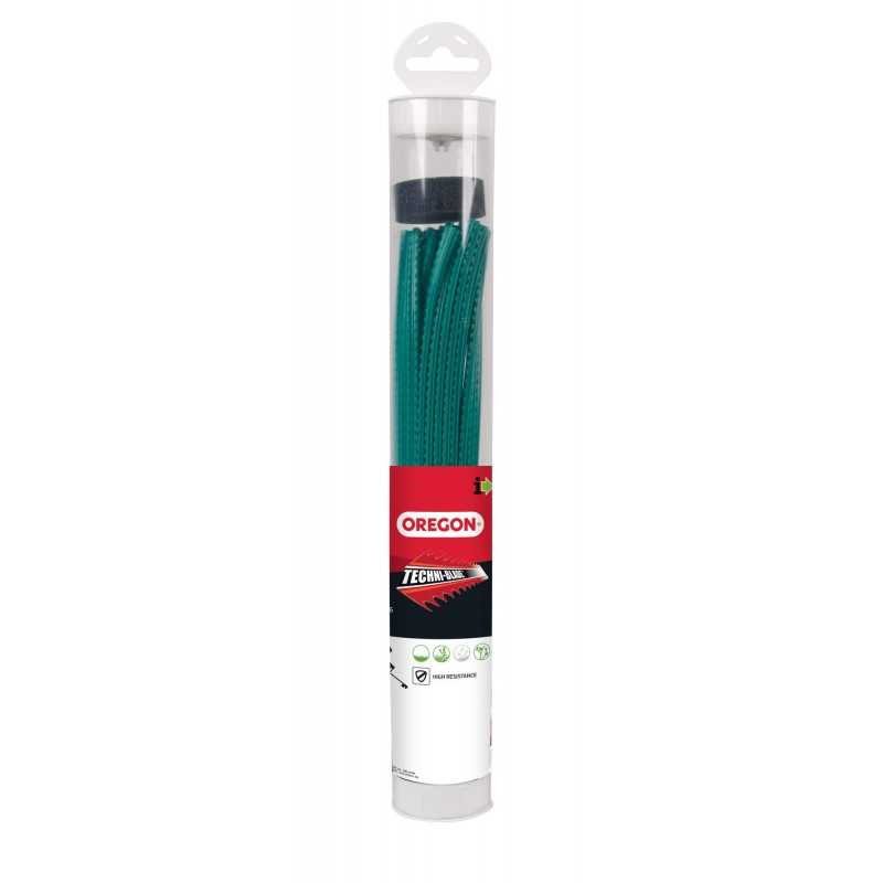 OREGON Fil débroussailleuse carré vert Techni-blade 5mm 70 brins 26cm 539176