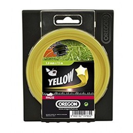 OREGON Fil débroussailleuse rond jaune 2,0 mm 90155E