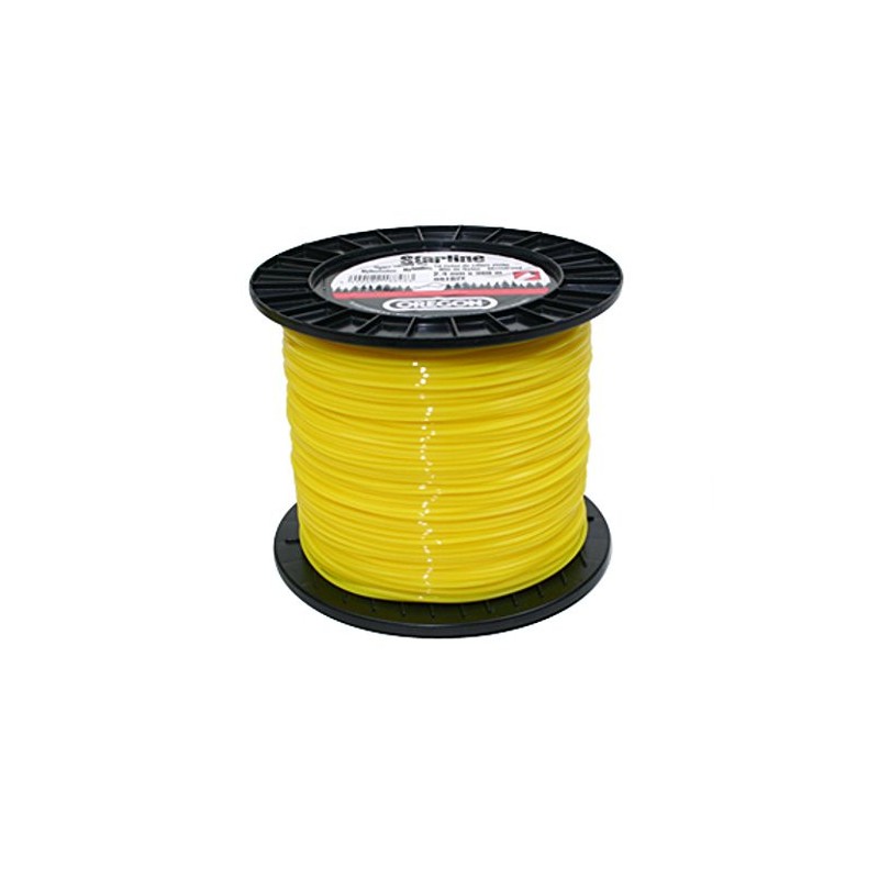 OREGON Fil débroussailleuse rond jaune 2,0 mm 90158E