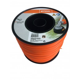 STIHL Fil débroussailleuse nylon rond 2.4mm/261m orange 9302246 00009302246