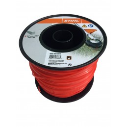 STIHL Fil débroussailleuse nylon carré 2,7mm/215m rouge 9302616 00009302616