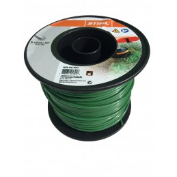 STIHL Fil débroussailleuse nylon rond 4mm/90m vert foncé 9303603 00009303603