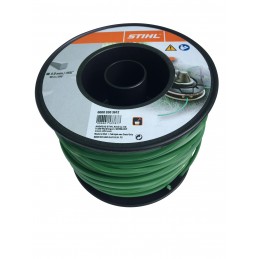 STIHL Fil débroussailleuse nylon carré 4mm/90m 9303612 vert foncé 00009303612