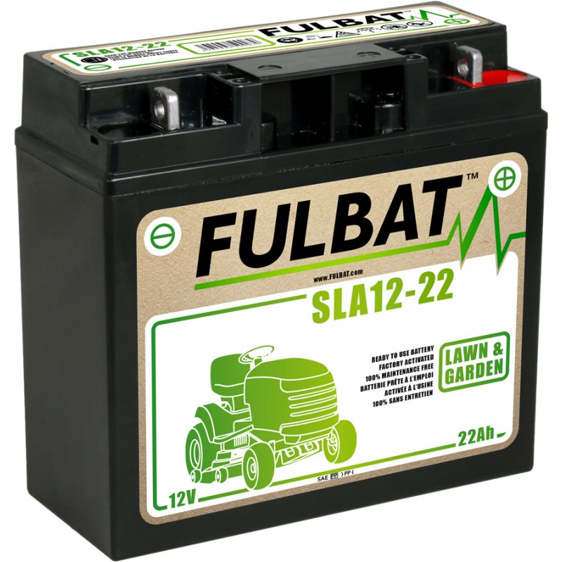 FULBAT BATTERIE SLA 12-22 ETANCHE 12V 23.1 Ah 182-77-168 - / + 1222SLA