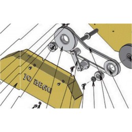 COURROIE POUR BROYEUR DE BRANCHES JO BEAU M250