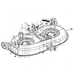 MTD PLATEAU DE COUPE 107CM NOIR 68304162AS, 683-04162A-S