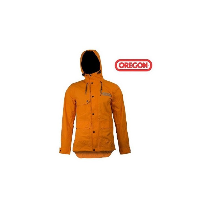 OREGON VESTE DE PLUIE ORANGE A CAPUCHE, 295451M, 295451-M