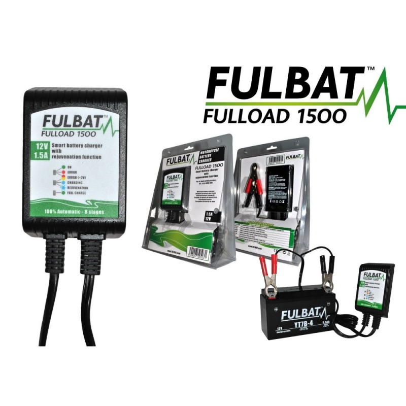 FULBAT Chargeur Fulload 1500 - 1,5 Ah FULLOAD1500 FULBAT Chargeur Fulload 1500 - 1,5 Ah FULLOAD1500
