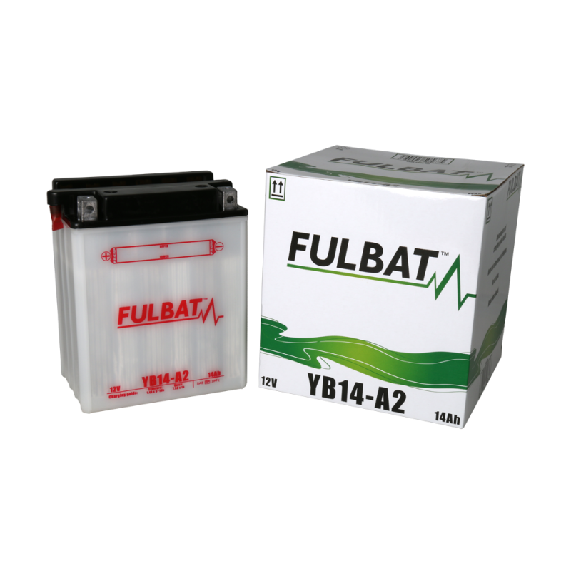 FULBAT BATTERIE 12N14-4A ACIDE SEPARE (FOURNI) 12V 14.7 Ah 134-89-166 - / + 12N144A