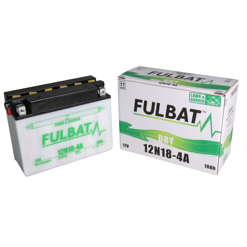 FULBAT BATTERIE 12N18-4A ACIDE SEPARE (FOURNI) 12V 18.9 Ah 205-90-162 + / - 12N184A