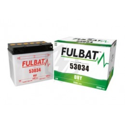 FULBAT BATTERIE 53034 ACIDE SEPARE (FOURNI) 12V 30 Ah 186-130-171 + / - 53034