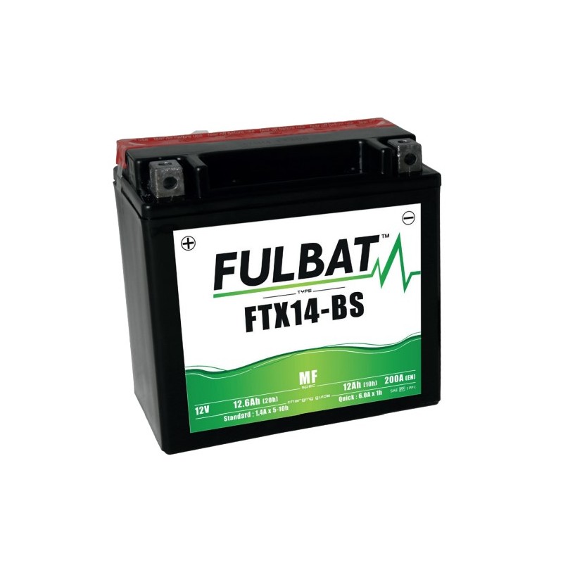 FULBAT BATTERIE FTX14-BS ACIDE SEPARE (FOURNI) 12V 18.9 Ah 175-87-155