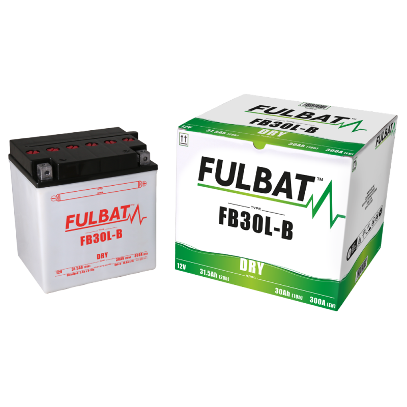 BATTERIE FULBAT FB30L-B ACIDE SEPARE (FOURNI) 12V 31.6 Ah