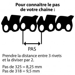 Chaîne de tronçonneuse prédécoupée Oregon 73LPX, 84 maillons entraineurs,