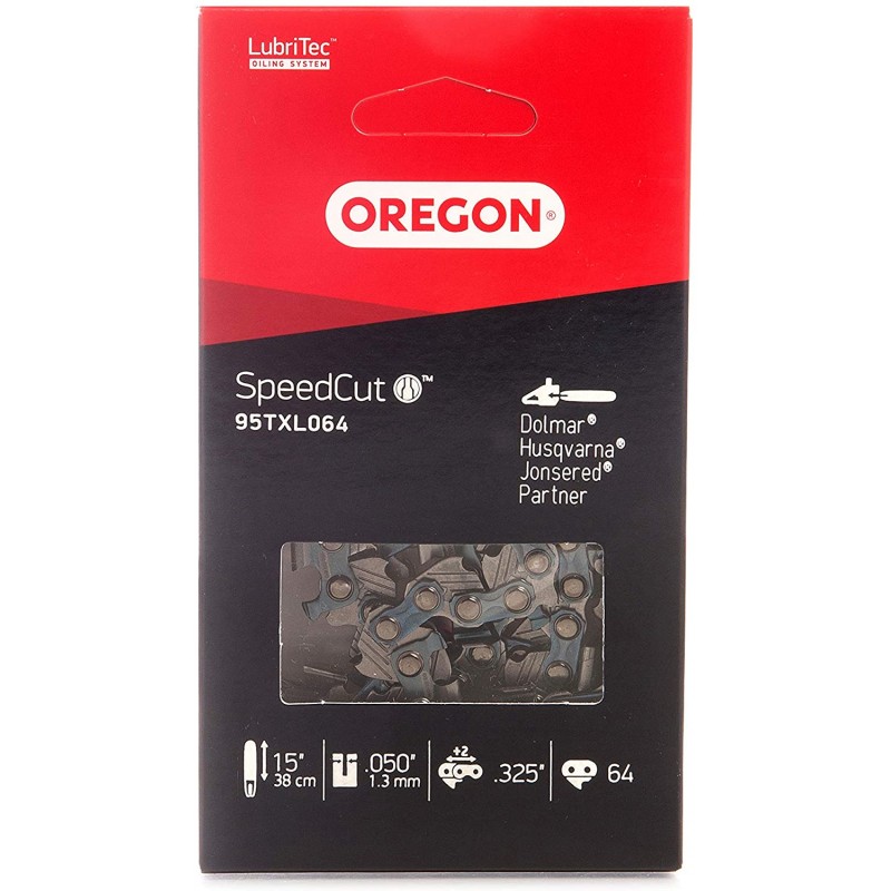 Chaîne de tronçonneuse Oregon pas .325" 1,3mm, 64 maillons 95TXL064E