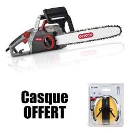 Tronçonneuse électrique Oregon CS1500 - 2400W + Casque offert