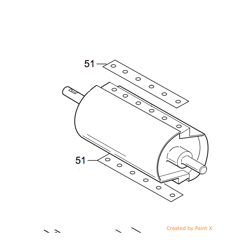 Cale de réglage lames de Broyeurs M300, M300INT