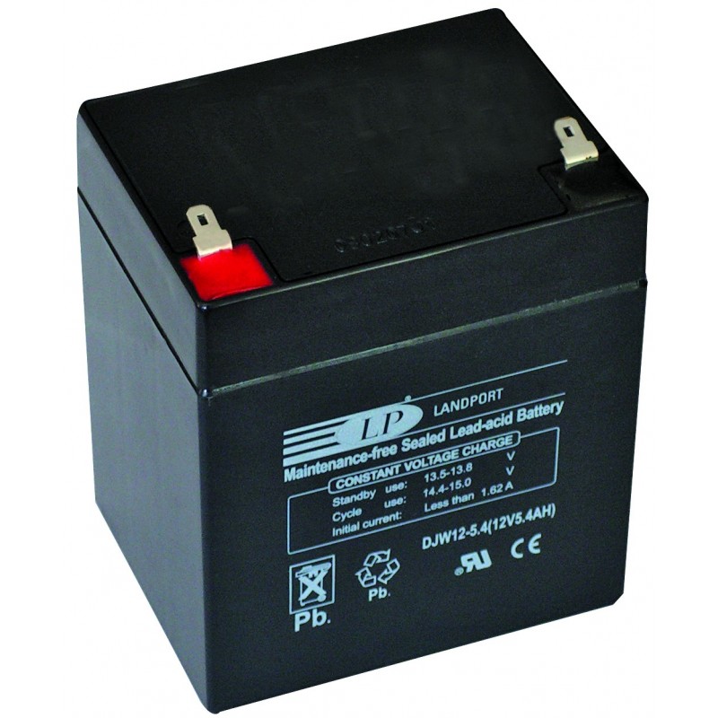 Batterie tracteur tondeuse 12V 5.4 Ampères pour Castelgarden, Flymo, Sabo + à gauche