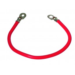 Câble pour branchement batterie rouge avec cosse longueur 305 mm