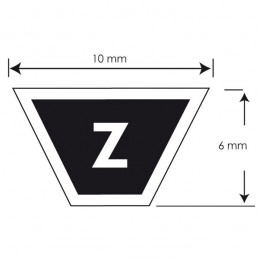 Courroie série Z MITSUBOSHI Z29,5