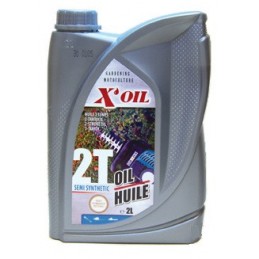 Bidon huile moteur 2 temps semi-synthèse 2 litres