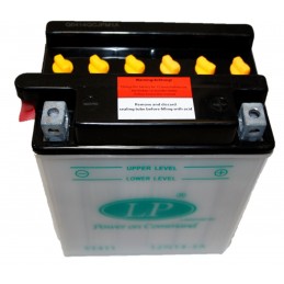 Batterie tracteur tondeuse sans acide 12N14-3A, 12 V, 14 Ah, borne + à droite