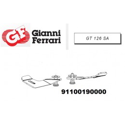 Kit embout de lame Droite tondeuse Gianni Ferrari, GT, 3502, 91100190000