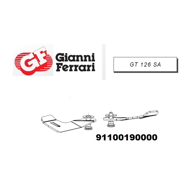 Kit embout de lame Droite tondeuse Gianni Ferrari, GT, 3502, 91100190000