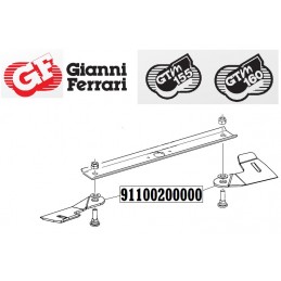 Kit embout de lame tondeuse Gianni Ferrari, GTM155, GTM160, 91100200000