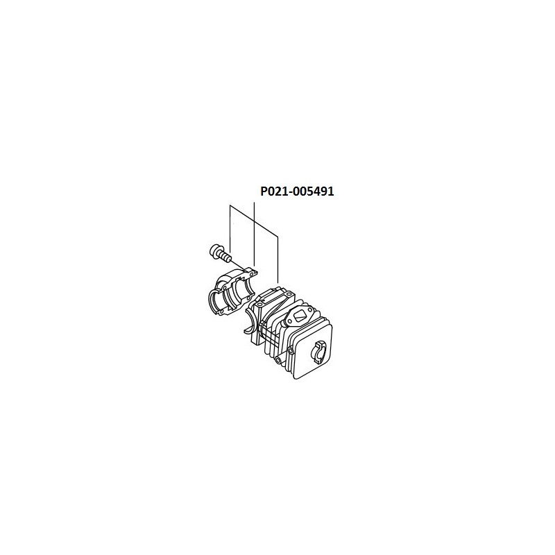 Kit cylindre tronçonneuse Echo CS320 TES, P021-005491, P021005491