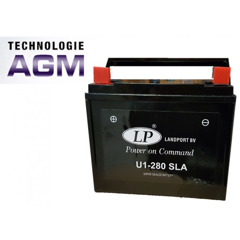 Batterie tondeuse Premium Palma 12N24-4. Vendue avec acide