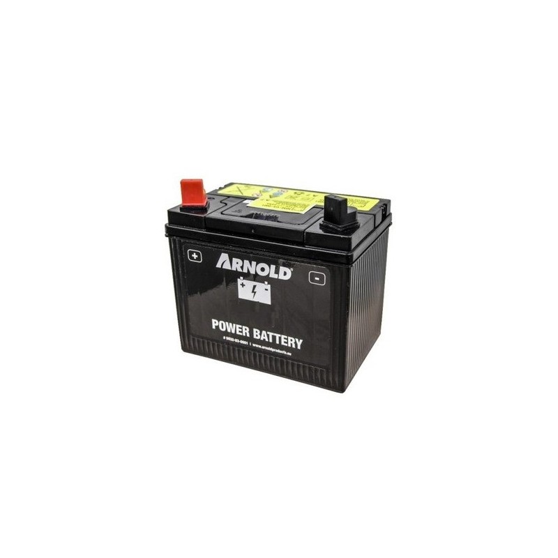 Batterie tondeuse 12V 16 AH 280CCA + à gauche