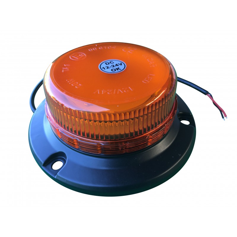 Gyrophare à fixer 12/24V ultra plat Led homologué Gyrophare à fixer 12/24V ultra plat Led homologué