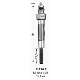 NGK BOUGIE DE PRECHAUFFAGE Y114T UT