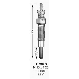 NGK BOUGIE DE PRECHAUFFAGE Y706R UT